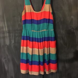 Multi-colored mini dress